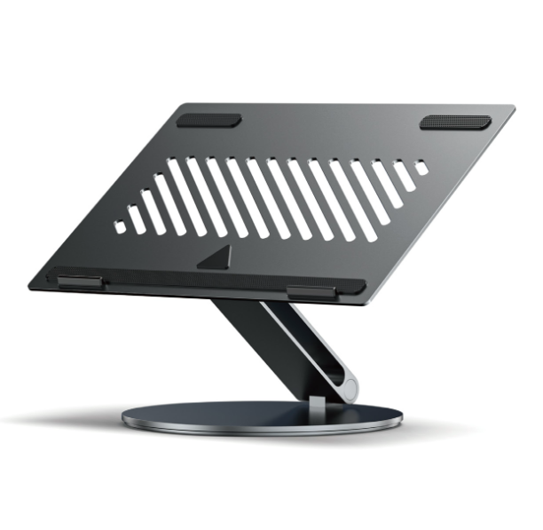 人間工学に基づいた 360 度回転可能な調節可能なラップトップ スタンド